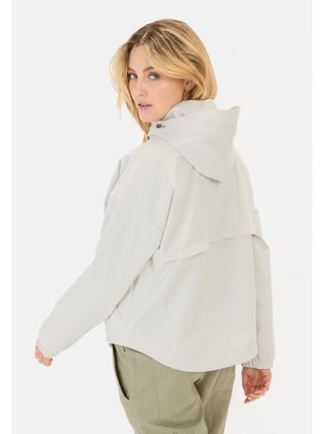 Camel Active Windbreaker aus recyceltem Polyester in Perlweiß