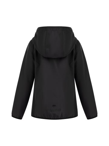 Schmuddelwedda Mädchen Softshellblouson - Recyceltes Material in Schwarz