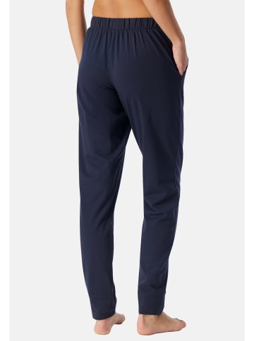 Schiesser Schlafanzug Hose Mix & Relax in Deep blue