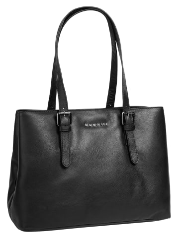 Bugatti Handtasche BELLA echt Leder in schwarz