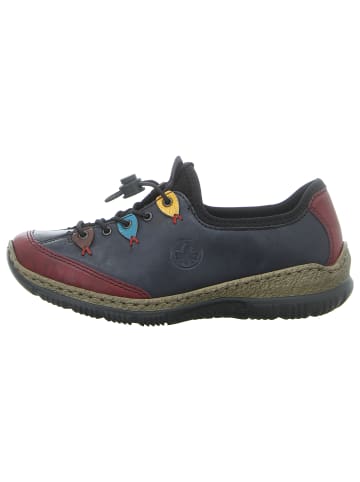 rieker Sportlicher Schnürschuh in blau