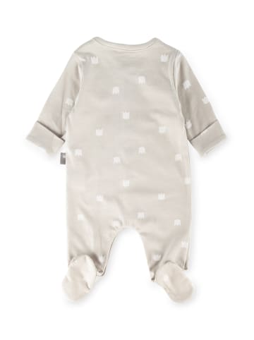 Sigikid Overall mit Füßchen und Klappbündchen an den Ärmeln Classic Baby in weiß