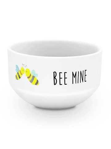 Mr. & Mrs. Panda Schüssel Biene Liebe mit Spruch in Weiß