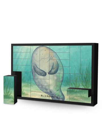 Mr. & Mrs. Panda Adventskalender Seekuh Happy Design ohne Spruch in Weiß