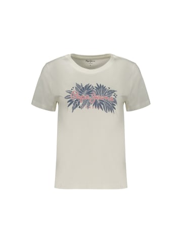 Pepe Jeans Weiß Damen T-Shirt aus Baumwolle