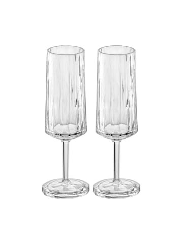 koziol 2er Set Sektglas Superglas Club No. 14 100 ml in transparent