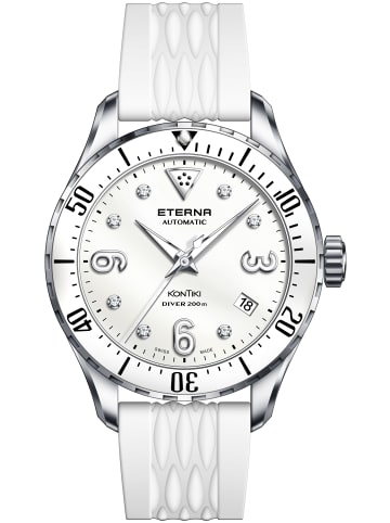Eterna Automatikuhr für Damen in silber