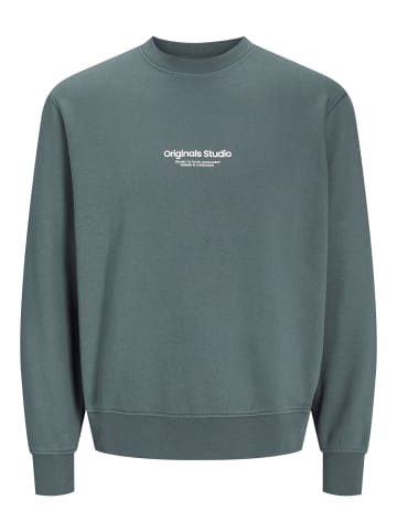 Jack & Jones Weiches Sweatshirt mit 3D Print Relaxed Fit JORVESTERBRO in Grau
