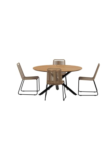 ebuy24 Braun 140 x 140 cm