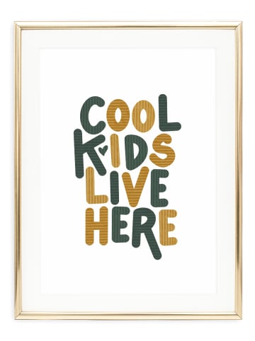 Tales by Jen Poster / Kunstdruck "Cool kids live here" I Ohne Rahmen