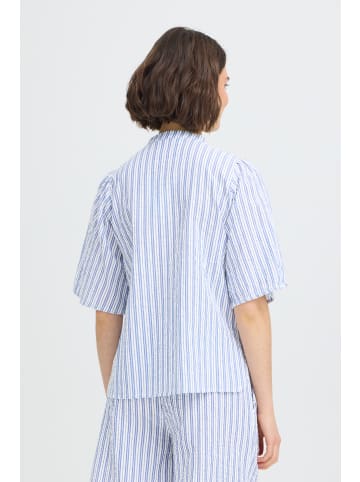 Fransa Bluse kurzarm FRCAYLA Regular fit in NOUVEAN NAVY STRIPES