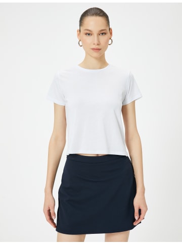 KOTON T-shirt in Ekru