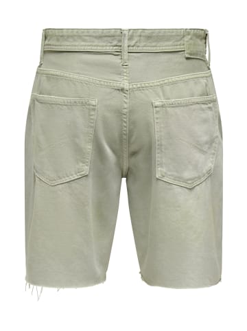 Only&Sons Shorts 'Edge' in dunkelgrün