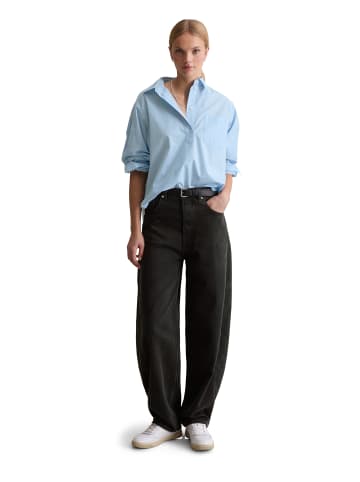 Marc O'Polo DENIM Bluse im Polo-Stil relaxed in Blue Dusk