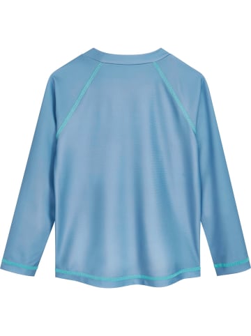 Playshoes UV-Schutz Bade-Shirt 1/1-Arm Hai in blau