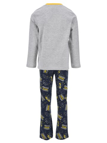 Minions 2tlg. Outfit: Schlafanzug in Grau