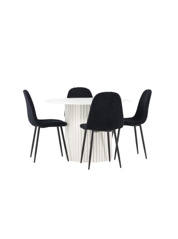 ebuy24 Schwarz 110 x 110 cm