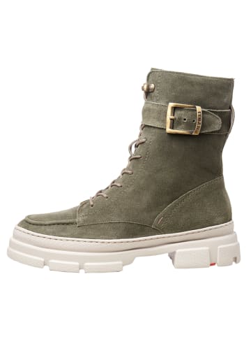 LLOYD Schnürstiefelette mit Schnalle in KHAKI