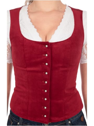 OS-Trachten Mieder 453001-3060 in weinrot