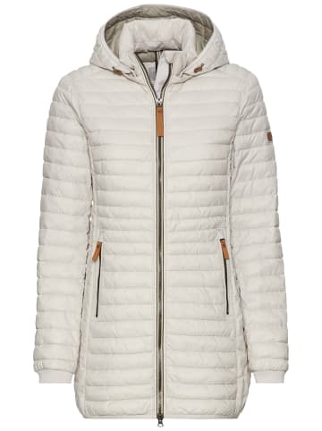 Camel Active Steppjacke aus recyceltem Polyamid in Perlweiß