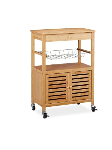 Küchenwagen in Natur - (B)59,5 x (H)82 x (T)35 cm