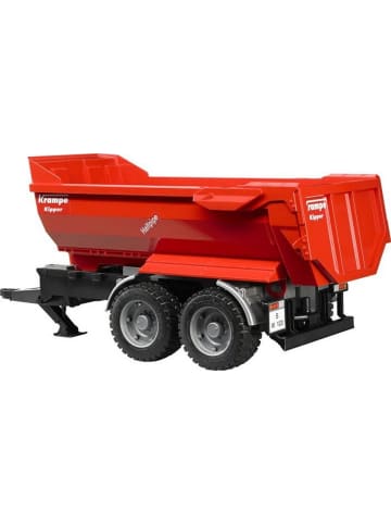 bruder bruder 02225 Krampe  Tandem-Halfpipe-Kippanhänger in Rot ab 3 Jahre