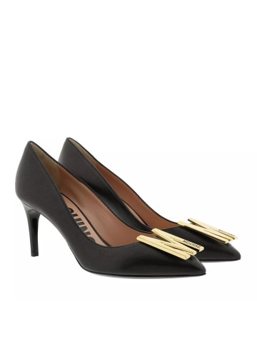 Moschino Pumps Leather Black in black