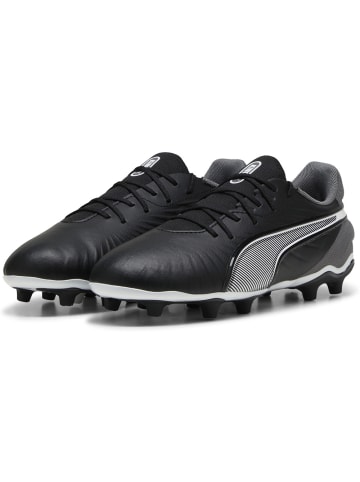Puma Fußballschuh "King Match FG/AG Jr" in Schwarz