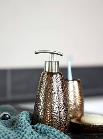 Wenko Seifenspender Marrakesh in Braun, (B) 8 x (H) 19 x (L) 8 cm