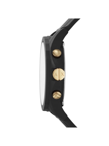 Armani Exchange Uhr The Chronograph with Golden Details in schwarz