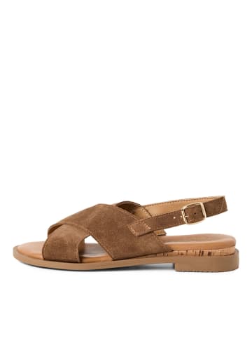 Tamaris Schaftsandalen in Braun