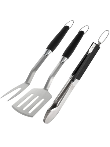 bremermann Grill-Besteck 9,5 x 6,5 x 46 cm in Edelstahl