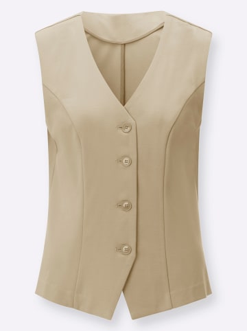 WITT WEIDEN Jersey-Weste in beige