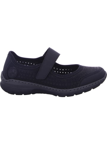 rieker Klettschuhe in schwarz/schwarz