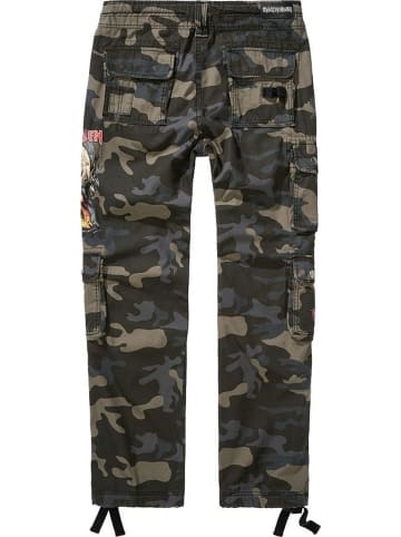 Brandit Cargohose "Irm Pure Slim Trouser" in Camouflage