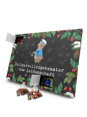 Mr. & Mrs. Panda Advents-Teekalender Polizeivollzugsbeamter Leid... in Kreidetafel