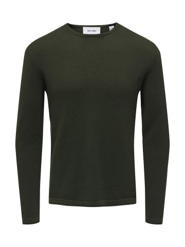 Only&Sons Pullover 'Panter' in dunkelgrün