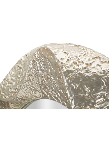 Mauro Ferretti Silberner Metall-Wandspiegel ø 104x7 cm