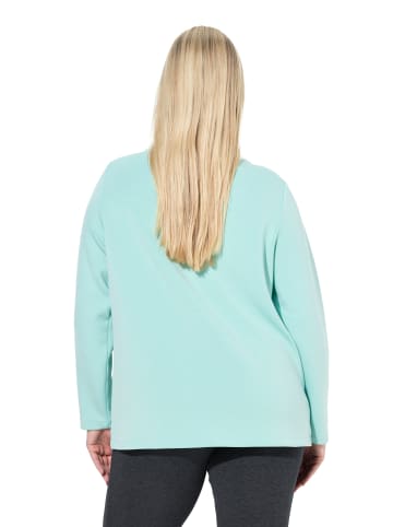 Ulla Popken Sweatshirt in türkis