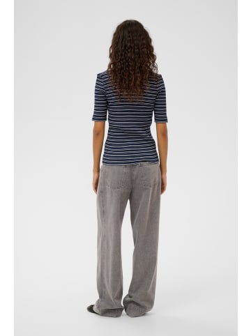 Soaked in Luxury T-shirt SLSimone Slim fit in India Ink Stripe