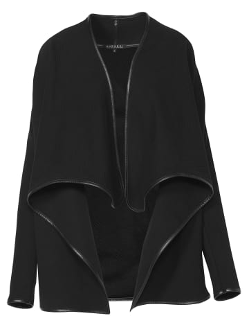 KOROSHI SWEATSHIRT MIT REISSVERSCHLUSS in SCHWARZ