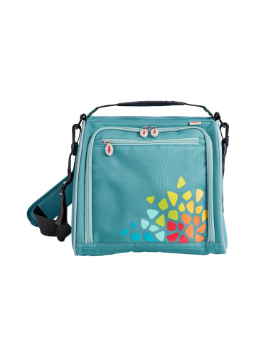 Haba Kinderkoffer Trolleytasche klein in petrol2