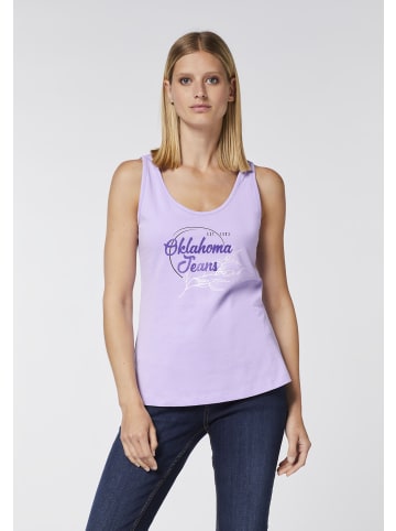 Oklahoma Jeans Tanktop in Lila