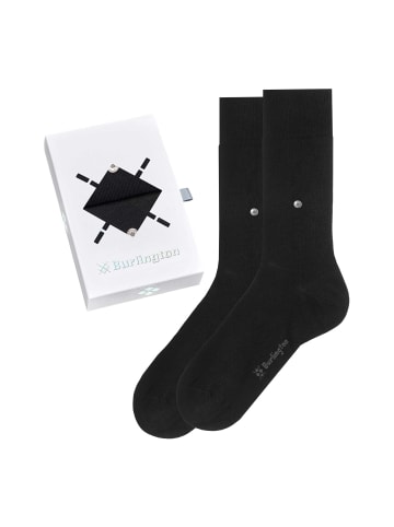 Burlington Socken 2er Pack in Schwarz