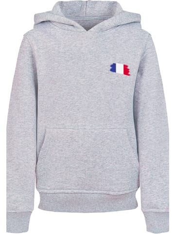 F4NT4STIC Hoodie France Frankreich Flagge Fahne in grau meliert