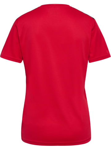 Hummel Hummel T-Shirt Hmlauthentic Multisport Damen Atmungsaktiv Schnelltrocknend in TRUE RED