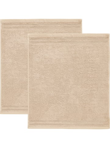 Erwin Müller Frottier Frottier-Geschirrtuch 2er-Pack in beige