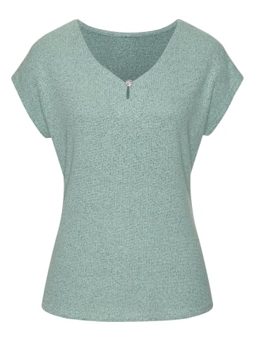 LASCANA Kurzarmshirt in mint