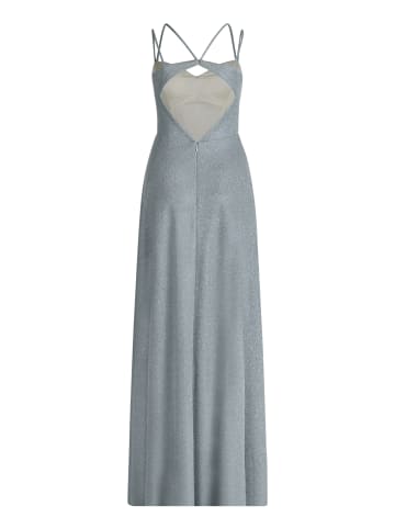 Vera Mont Abendkleid im Glitzer-Look in Weiß/Grau