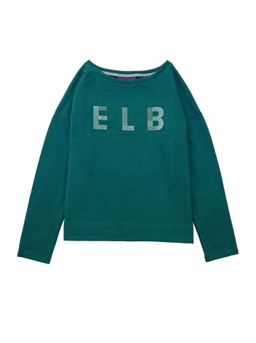 ELBSAND Longsleeve 'Alis' in dunkelgrün